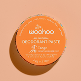 Woohoo - Deodorant Paste - Tango/Bicarb-Free (Plastic-Free Tin 60g)