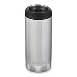 Klean Kanteen Insulated TKWide with Café Cap -Brushed stainless 12 oz (355ml)
