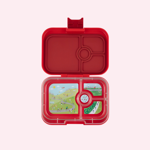 Yumbox - Panino Lunch Box  - 4 Compartment (Red)
