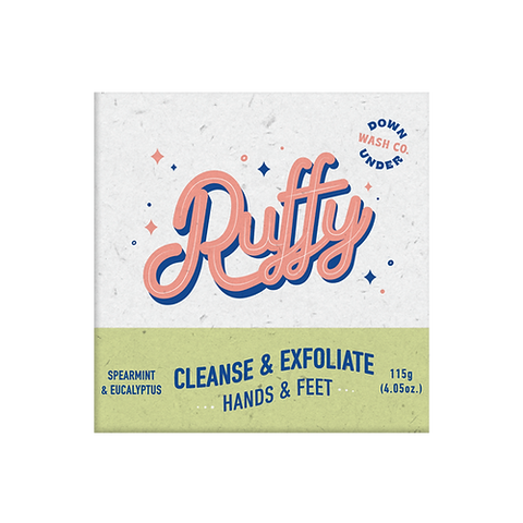 Downunder Wash Co. Ruffy - Cleanse & Exfoliant Hands & Feet 115g