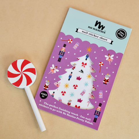No Nasties Nail Sticker Sheet - Christmas Design
