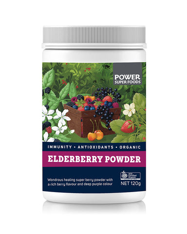 Power Super Foods - Certified Organic Elderberry Powder (120g)