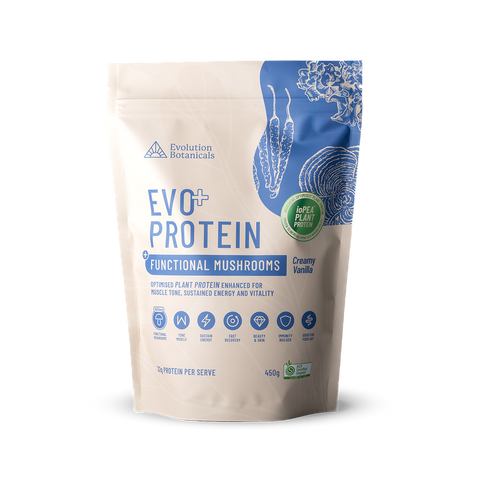 Evo Protein + Functional Mushroom - Creamy Vanilla - 450g