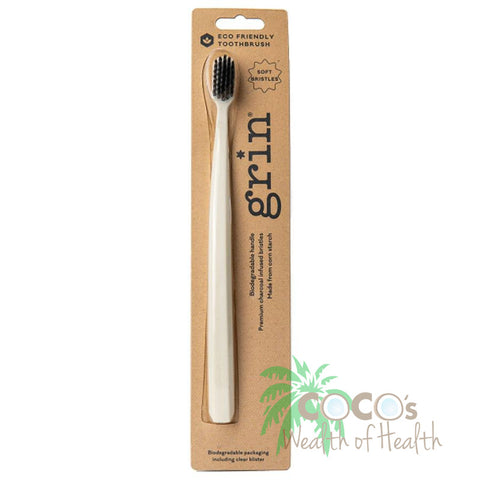 Grin - Biodegradable Soft Toothbrush - Ivory