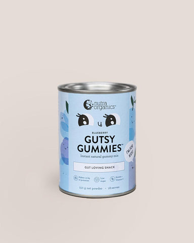 Nutra Organics Gutsy Gummies - Blueberry 150g