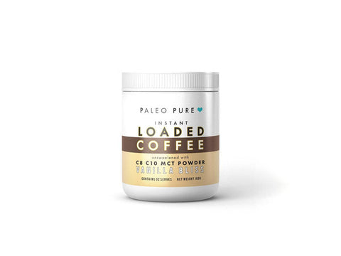 Paleo Pure - Instant Loaded Coffee - Vanilla Bliss 160g