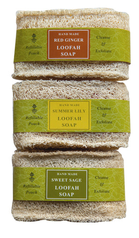 Thurlby Sweet Sage Soap with Loofah (70g)