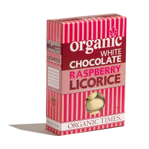 Organic Times - White Chocolate Raspberry Licorice