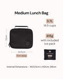 MontiiCo Medium Insulated Lunch Bag - Construction