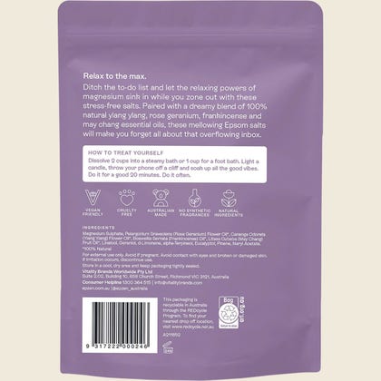 Epzen Epsom Salts - Relax  900g