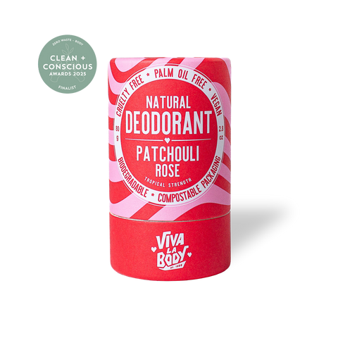 Viva La Body - Natural Deodorant - Patchouli Rose (80g)