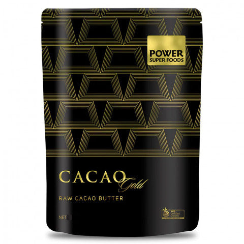 Power Superfoods Cacao GOLD Butter - Raw Cacao Butter 250g