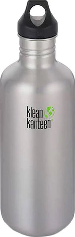Klean Kanteen 不锈钢水瓶 - 拉丝不锈钢 40 盎司 1182 毫升