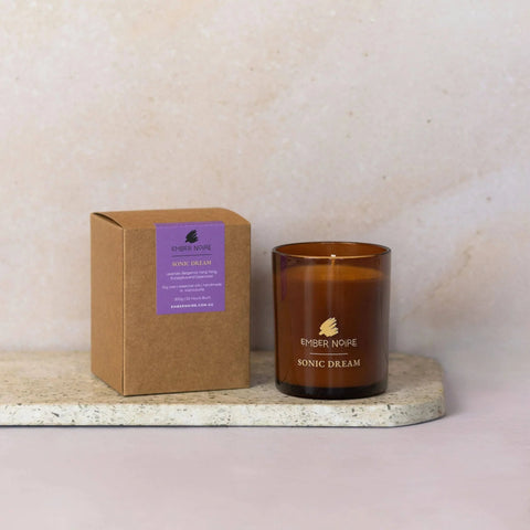 Ember Noir - Sonic Dream Lavender, Bergamot, Ylang Ylang, Eucalyptus & Cedarwood Soy Candle