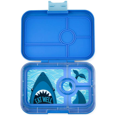 Yumbox - Leakproof Bento Box For Kids and Adults 4 Compartment - Tapas (Blue)