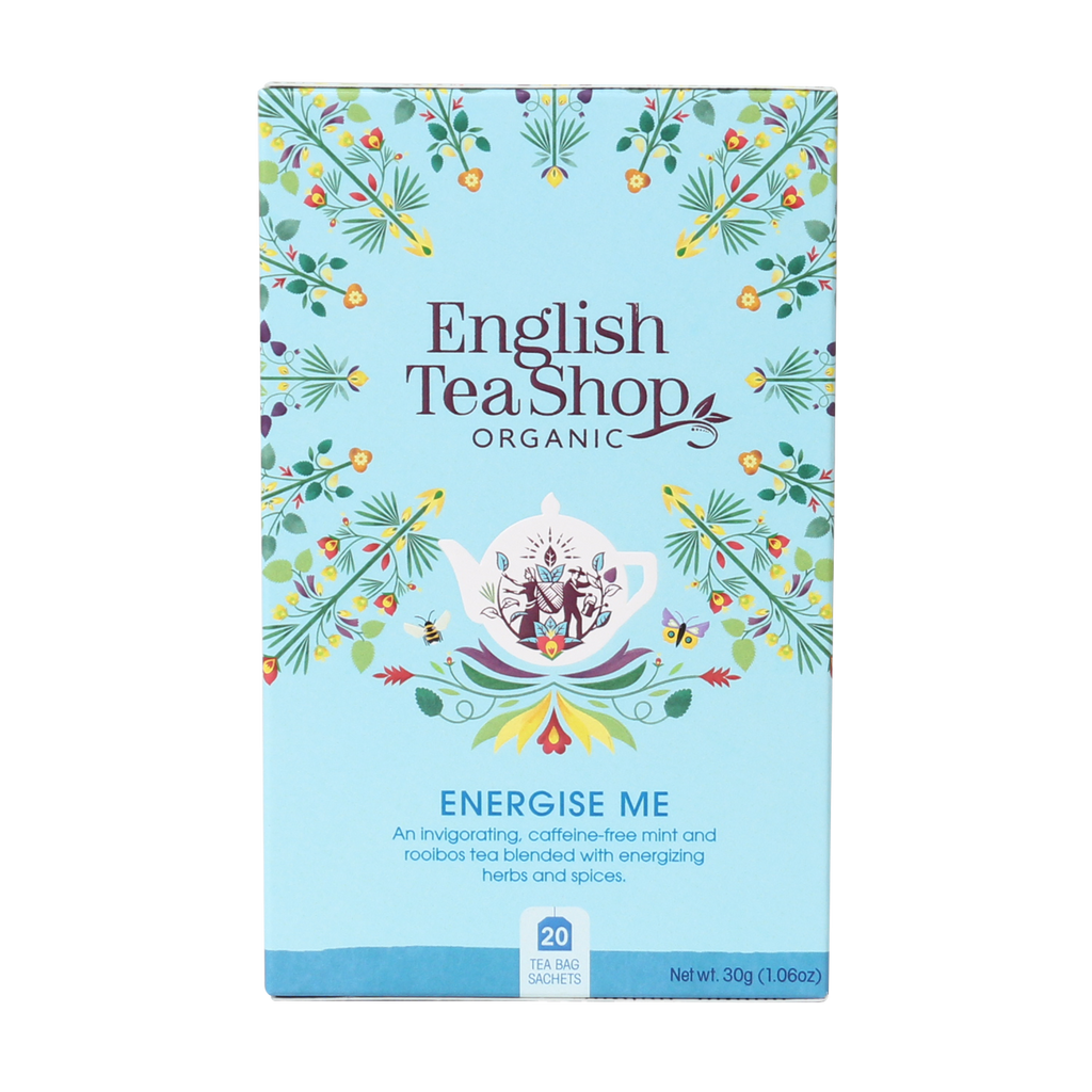 English Tea Shop - Organic Wellness Tea - Energise Me (20 Tea Bags)