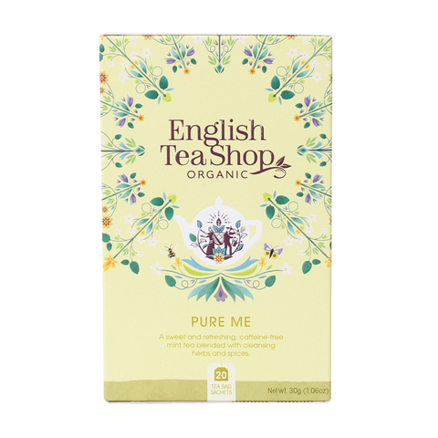 English Tea Shop - Organic Wellness Tea - Pure Me (20 Tea Bags)