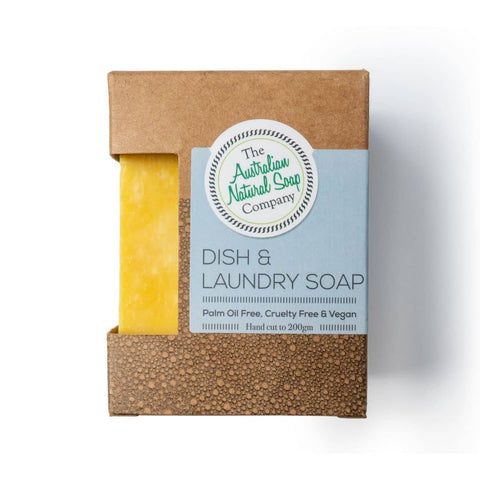 The Australian Natural Soap Company - Dish and Laundry Soap Bar (200g)