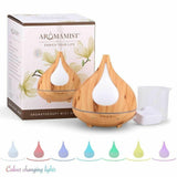 Aromamatic - Aromamist 超声波雾扩散器 - 木纹山毛榉木