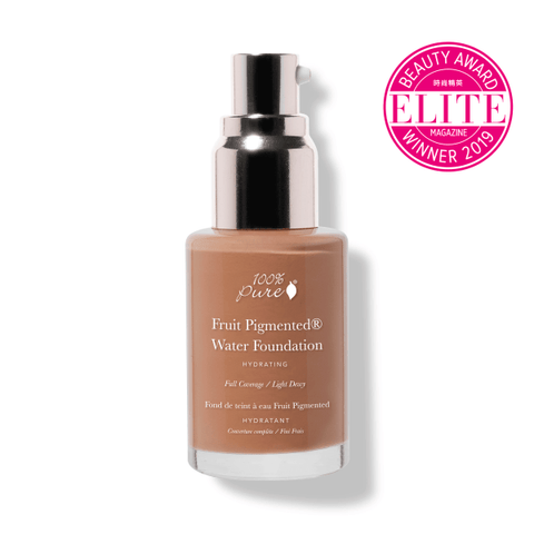 100% Pure - Fruit Pigmented® Full Coverage Water Foundation (30ml) - Warm 6.0