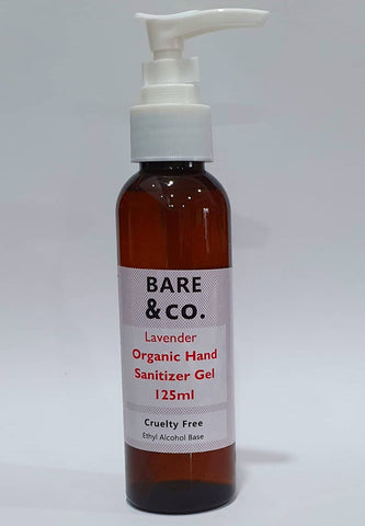 Bare & Co. - Hand Sanitiser Gel -  Lavender (125ml)