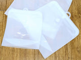 Bare & Co Reusable Multi Purpose Silicone Zip lock Bags - 2 Pack