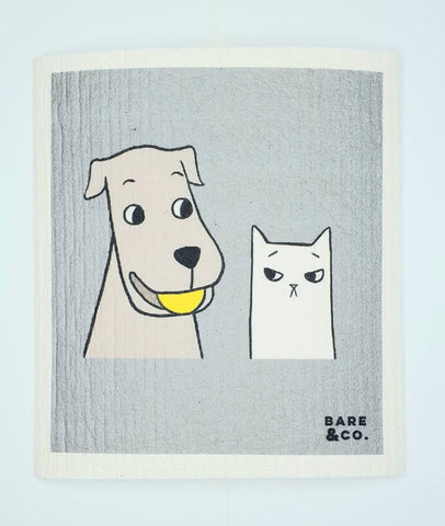 Bare & Co. Reusable Cellulose Cloth - Dog and Cat