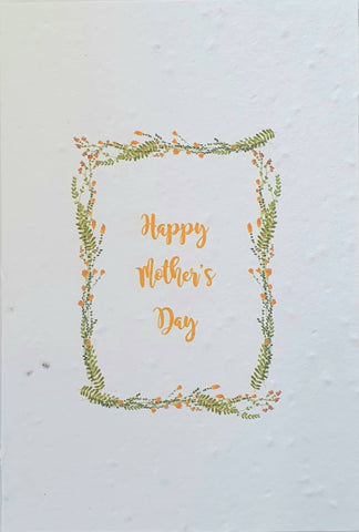 Bare & Co. Seeded Gift Card Mother's Day - Yellow Flowers