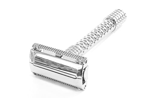 Bare & Co. Adjustable Butterfly Reusable Razor - Silver
