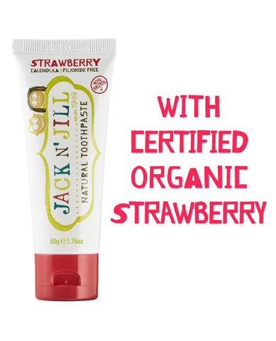 Jack N' Jill - Natural Children's Toothpaste - Strawberry (50g)