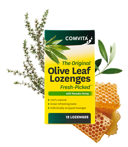 Comvita - Olive Leaf Extract Lozenges with Manuka Honey (12 Pack)