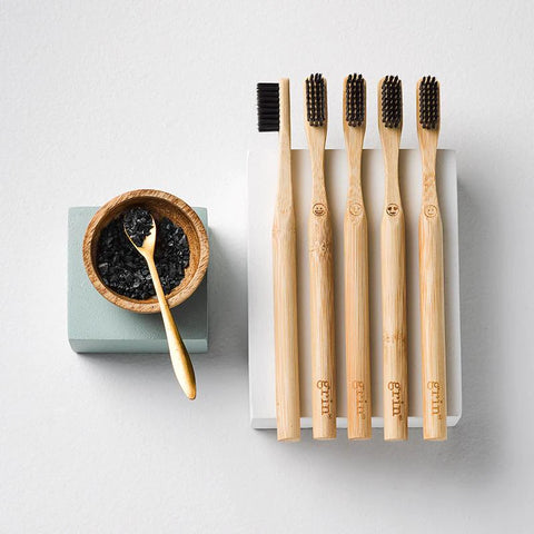 Grin - Bamboo Toothbrushes - Emoji (3 Pack)