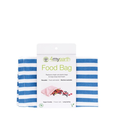 4myearth - Food Bag - Denim Stripe
