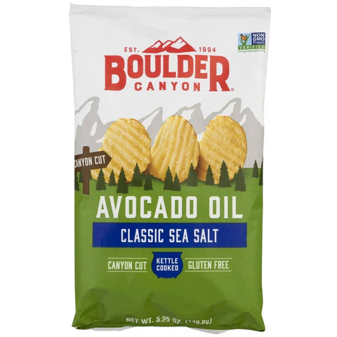 Boulder Canyon - Canyon Cut Chips - Classic Sea Salt with Avocado Oil (148.8g)