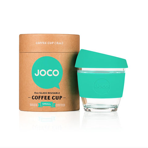 JOCO - Reusable Glass Cup - Mint (Small 8oz)