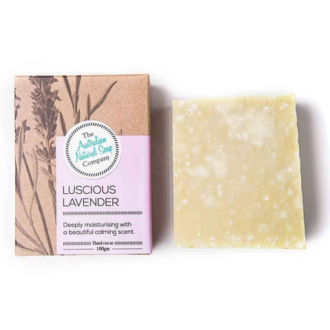 The Australian Natural Soap Company - Luscious Lavender Solid Soap (100g)