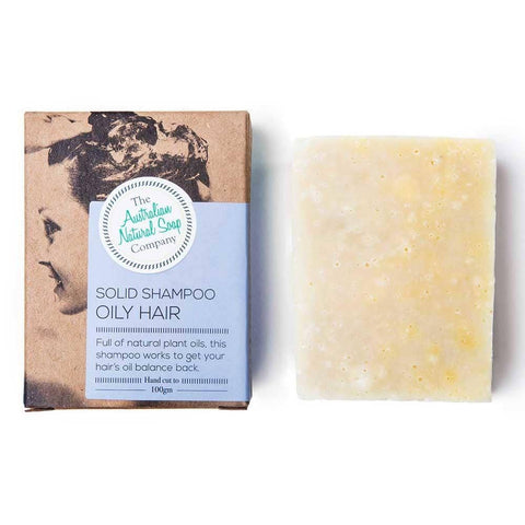 The Australian Natural Soap Company - Solid Shampoo for Oily Hair (100g)