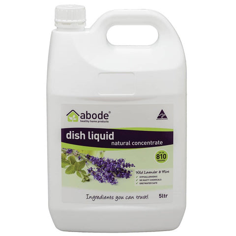 Abode - Natural Dishwashing Liquid - Lavender and Mint (4L)