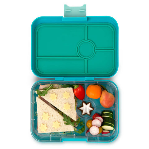 Yumbox - Leakproof Bento Box For Kids and Adults - Tapas with Explore Tray (Light Blue)