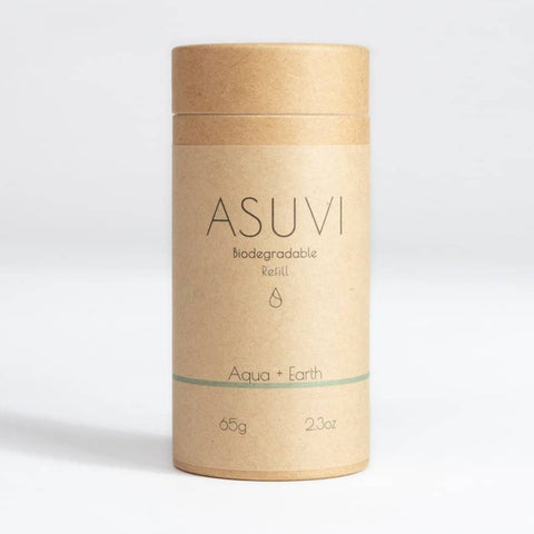 ASUVI - Deodorant REFILL TUBE - Aqua + Earth (65g)