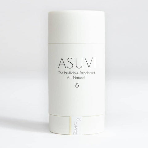 ASUVI - Deodorant Stick with Reusable Tube - Elouera (65g)
