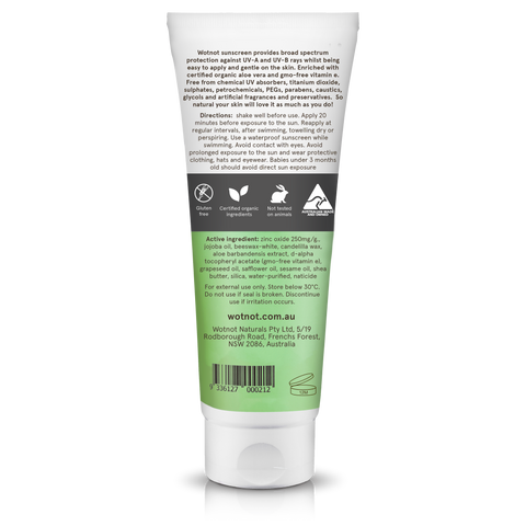 Wotnot - SPF 30+ Natural Sunscreen (100g)