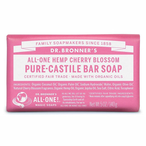 Dr Bronners - Castile Soap Bar - Cherry Blossom (140g)
