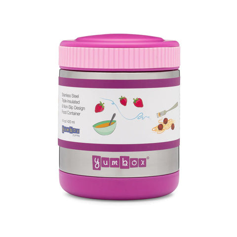 Yumbox - Zuppa Thermal Food Jar For Hot Lunch - 14oz (Purple)