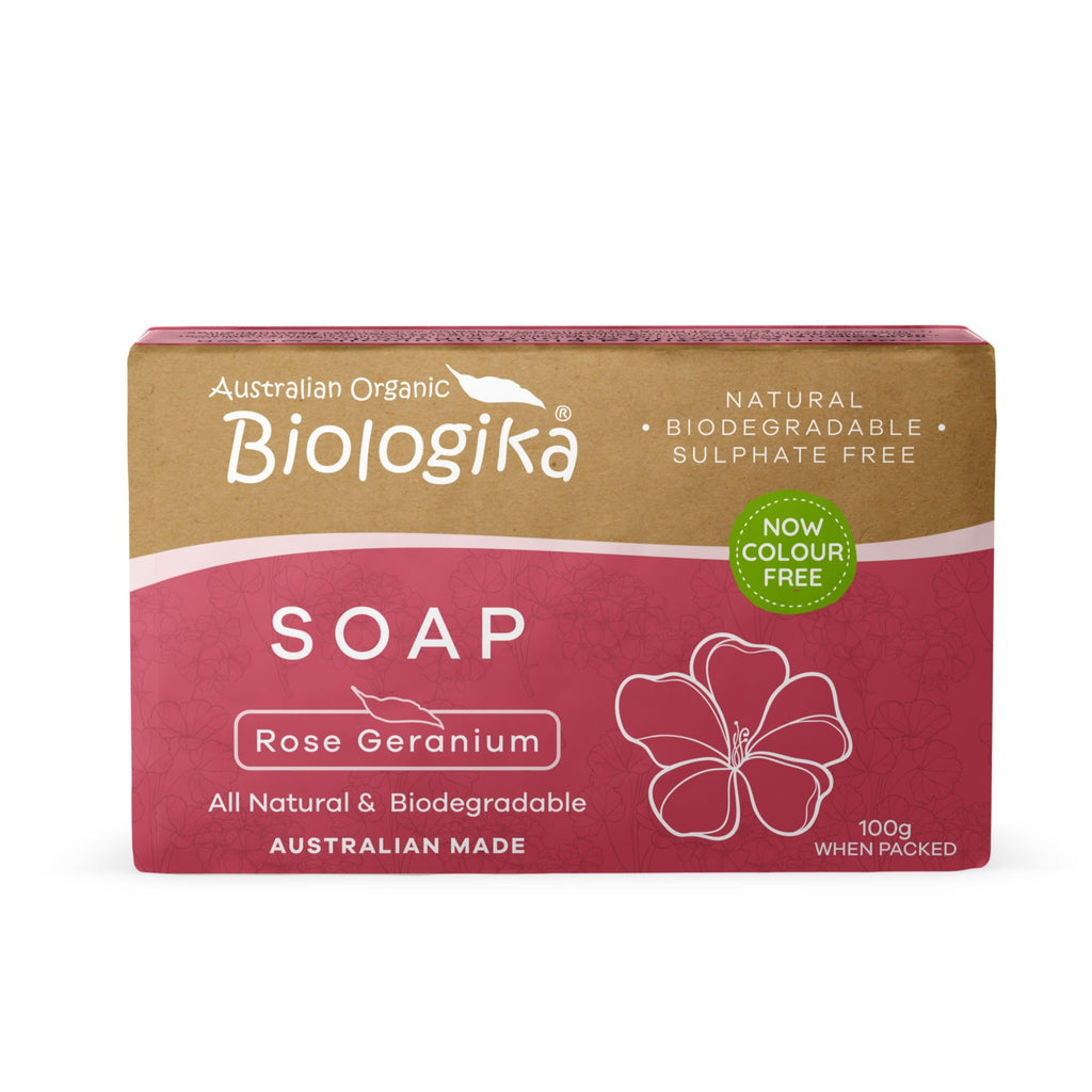 Biologika - Soap Bar - Rose Geranium (100g)