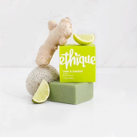 Ethique - Solid Body Polish - Lime and Ginger (110g)