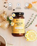 Nutra Organics Beef Bone Broth Concentrate - Lemon Ginger ACV 390g