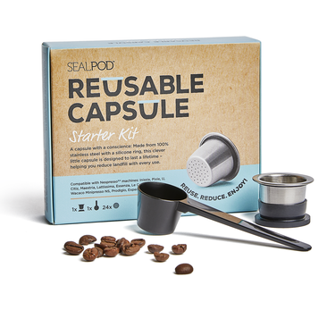 SealPod - Reusable Coffee Pods (Nespresso Compatible*) - Starter Pack