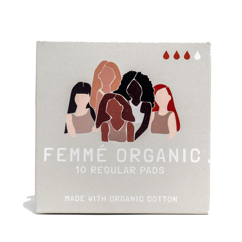 Femme Organic - Cotton Pads - Regular (10 pieces)
