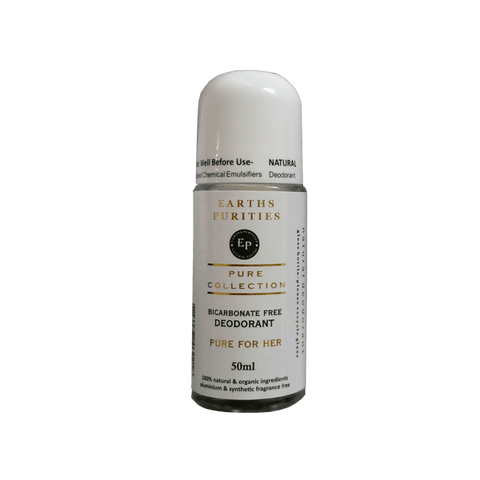 Earths Purities -  Pure for Her Bicarb Free Deodorant (50ml)